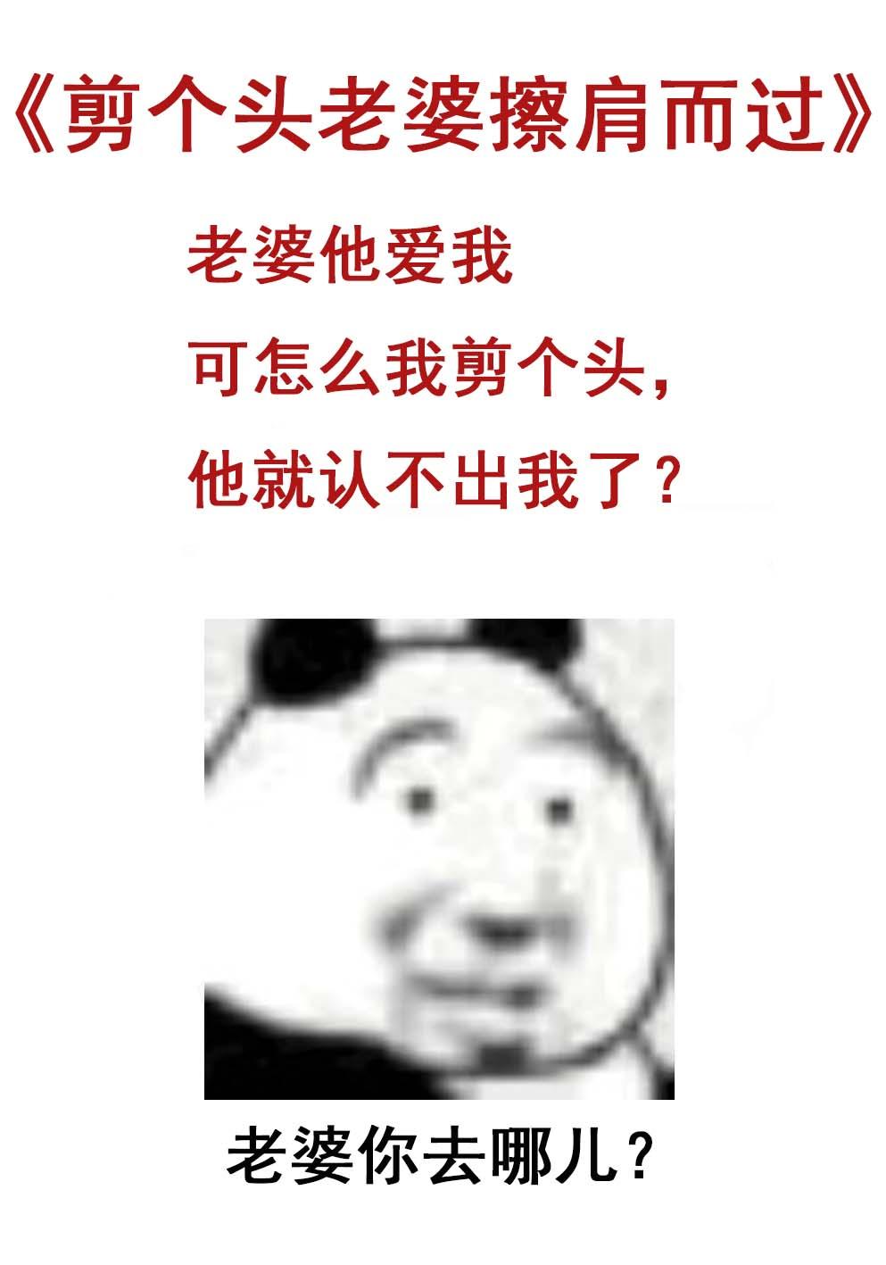 剪个头老婆擦肩而过百度